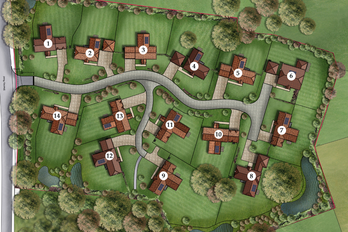 The Biddenden – Plot 3 site plan