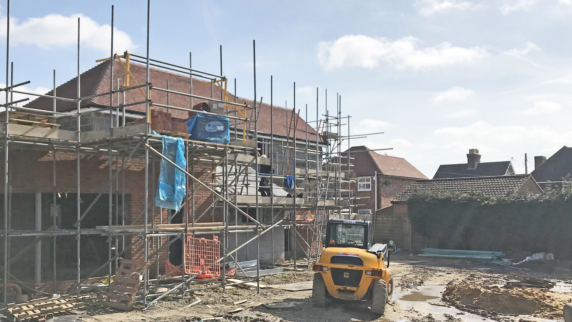 The Chequers in build image